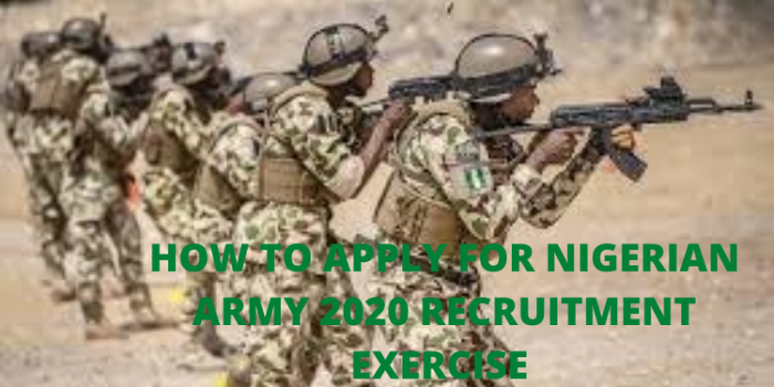 How To Apply For Nigerian Army Recruitment 2026